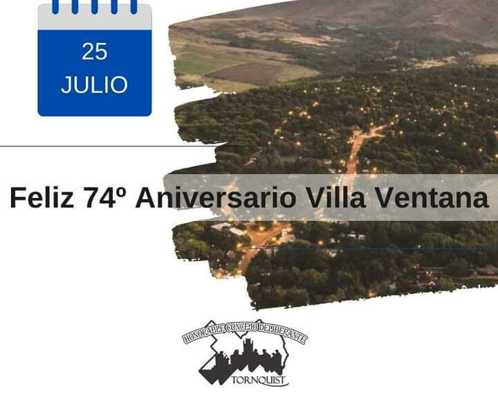 FELIZ 74º ANIVERSARIO VILLA VENTANA