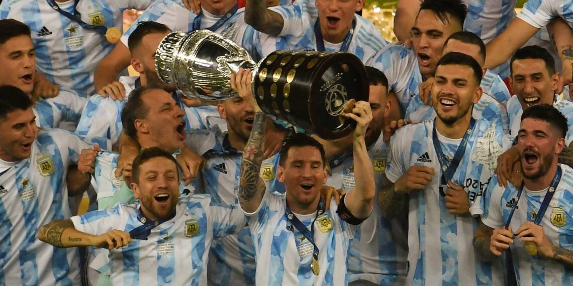 Tornquist y los festejos de la obtención de la Copa América