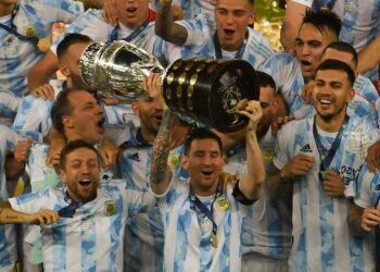 Tornquist y los festejos de la obtención de la Copa América