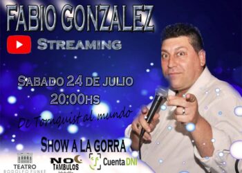 Fabio González brindará un show por streaming