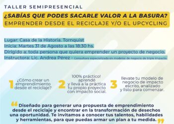 Se viene un taller para crear emprendimientos desde el reciclaje
