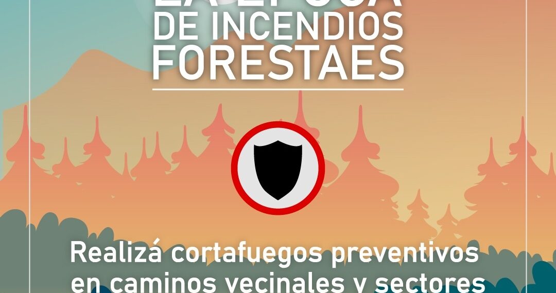 Prevención de incendios: recuerdan la importancia de realizar cortafuegos