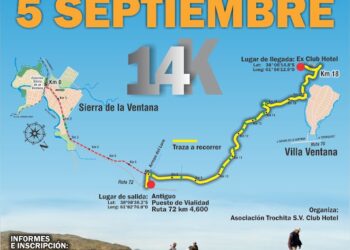 5 SEPTIEMBRE DE 2021  Caminata en la traza de la Trochita de Sierra de la Ventana al Club Hotel de Villa Ventana