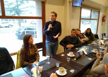 Diego Santilli se reunió con dirigentes y vecinos del distrito (Videos)