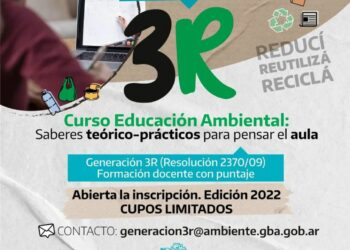 Abrió la inscripción al curso “Educación Ambiental: saberes teóricos-prácticos para pensar en el aula”