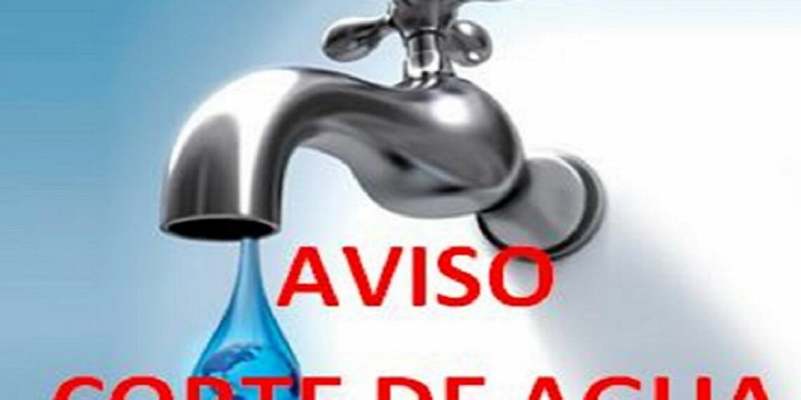 Sábado 16: habrá corte programado de agua