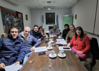 Bordoni se reunió con integrantes de SUTEBA para avanzar sobre un plan de viviendas (Video)