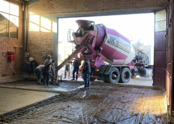 Nuevas obras en una de las cuadras de vehículos del Cuartel de Tornquist (Video)