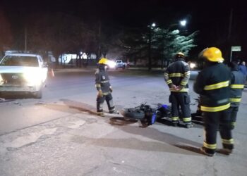 Se registró un choque en el centro de la ciudad