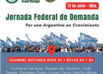 La Asociación Rural de Tornquist se suma a la JORNADA FEDERAL DE DEMANDA convocada por la Mesa de Enlace