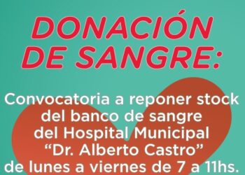 Donación de sangre: convocan a la población a reponer stock