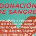 Donación de sangre: convocan a la población a reponer stock