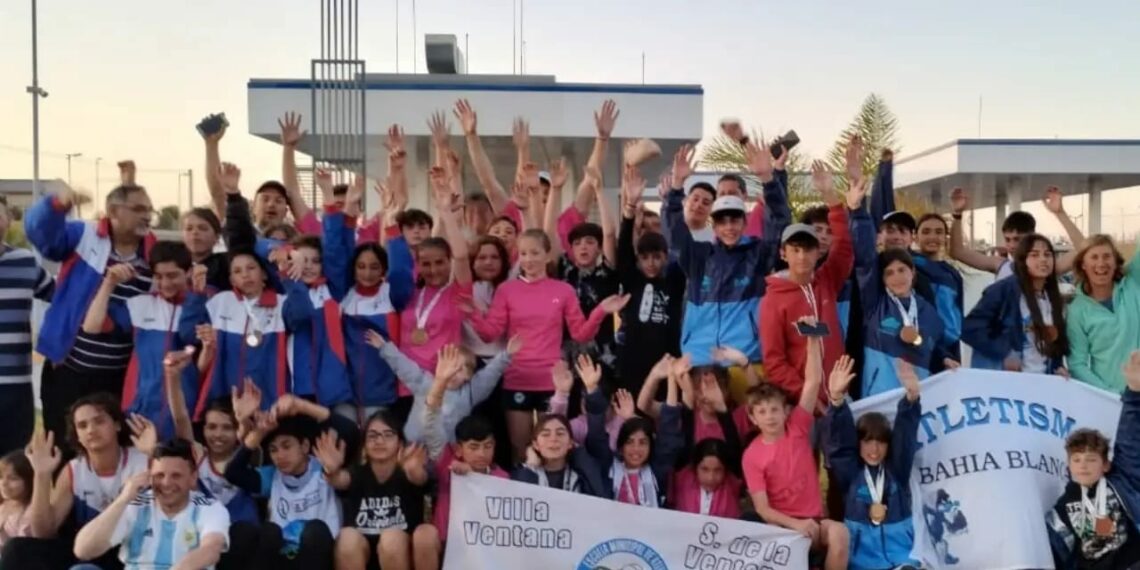 La Escuela Municipal de Atletismo de Tornquist dijo presente en el 6° Festival Nacional U14 en Córdoba
