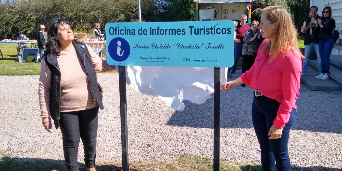 La Oficina de Turismo de Saldungaray lleva el nombre de María Clotilde “Chichita” Torelli (Fotos y Videos)