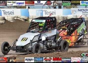 Valentín Chuliver subió al podio en la 5° fecha del Invernal de Micro Midgets