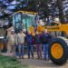 Sergio Bordoni entregó una retroexcavadora para Sierra de la Ventana