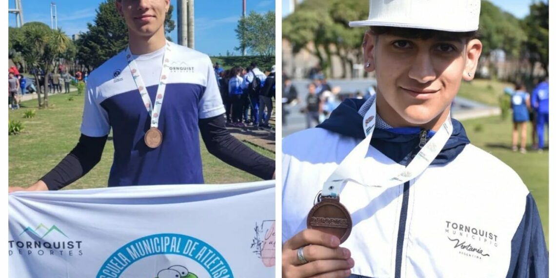 Juegos BA: Thiago Conte y Tomás Trivellini obtuvieron las primeras medallas para Tornquist