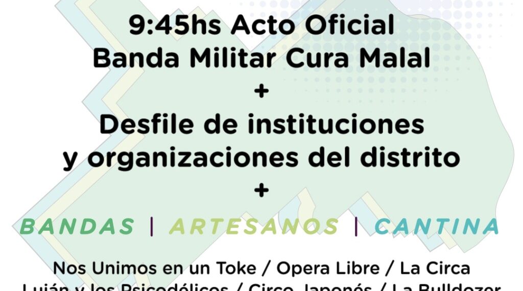 Desfile de instituciones, música y artesanos en el 112° aniversario del Cambio de Nombre del Distrito de Tornquist