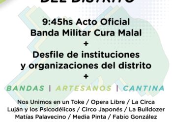 Desfile de instituciones, música y artesanos en el 112° aniversario del Cambio de Nombre del Distrito de Tornquist