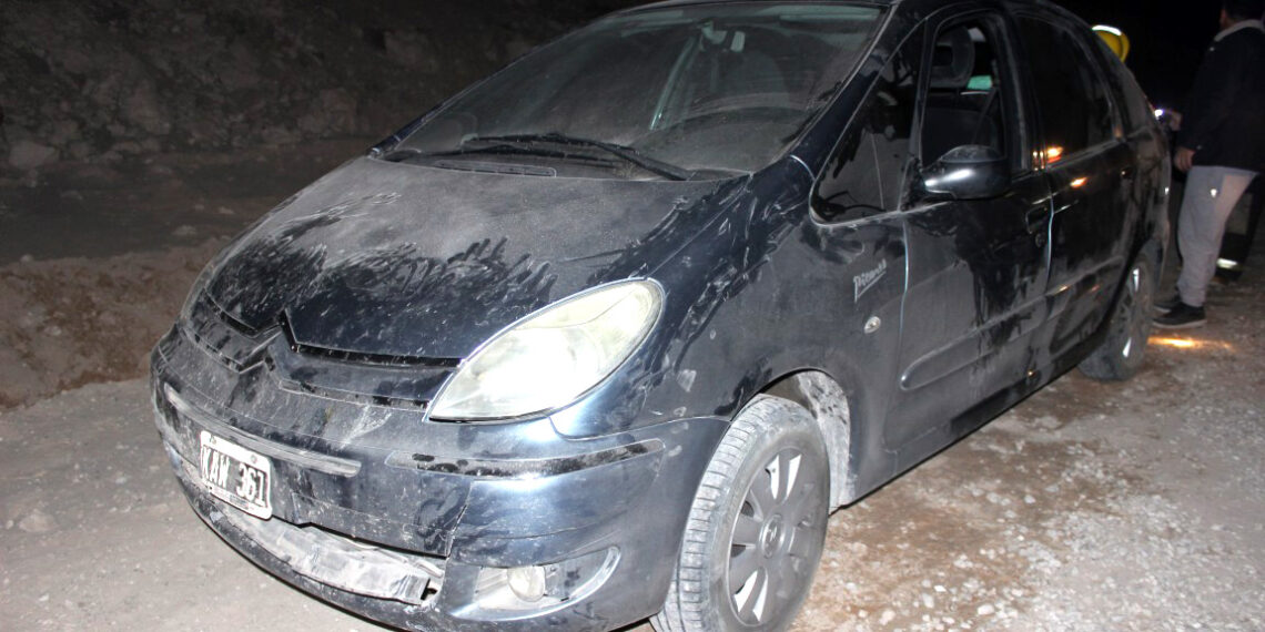 Vuelco en el km. 36 de la Ruta 33