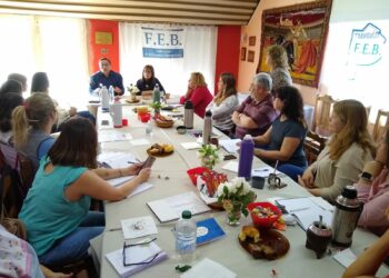 Delegados regionales de la FEB se reunieron con sus afiliados en Tornquist (Videos)