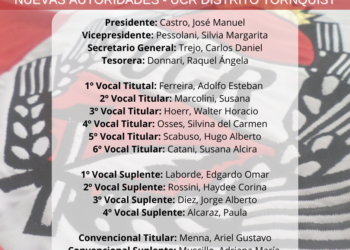 Nuevas autoridades en el Comitè Distrito de la UCR.