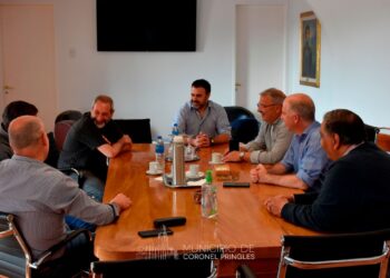 Bordoni mantuvo una nueva reunión para avanzar en la restitución del tren vía Príngles