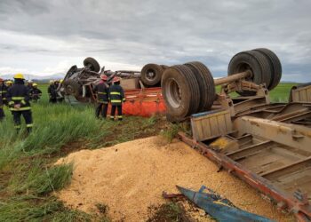 Una persona falleció en un vuelco registrado en la RN 33