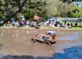 La travesía regresó a Paso Donadile con un buen parque automotor (Videos y fotos)