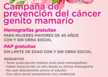 Octubre Rosa: Comienza una campaña gratuita de mamografías y PAP