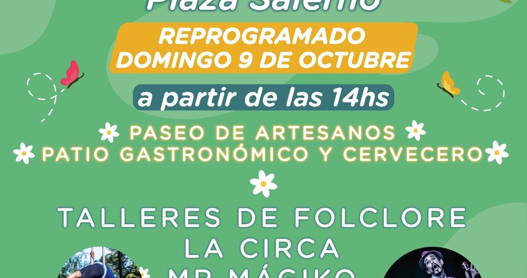 Se reprograma la Fiesta de la Primavera en Villa Ventana