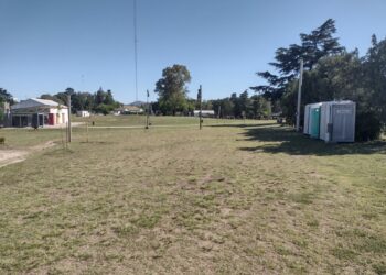 Se instalaron baños en el predio del Centro Cultural