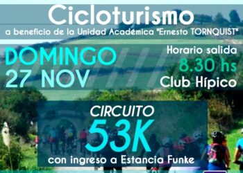 27 de Noviembre: Cicloturismo a beneficio de la Unidad Académica ‘Ernesto Tornquist’