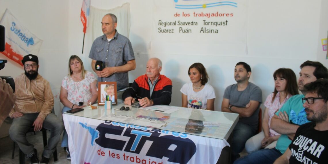 Presentaron en Tornquist la lista de la CTA. para la elección de representantes sindicales