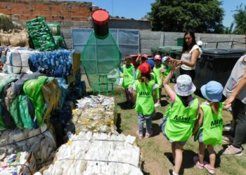 “Mini Recicladores”, pasaron por el Galpón de Reciclado de Tornquist