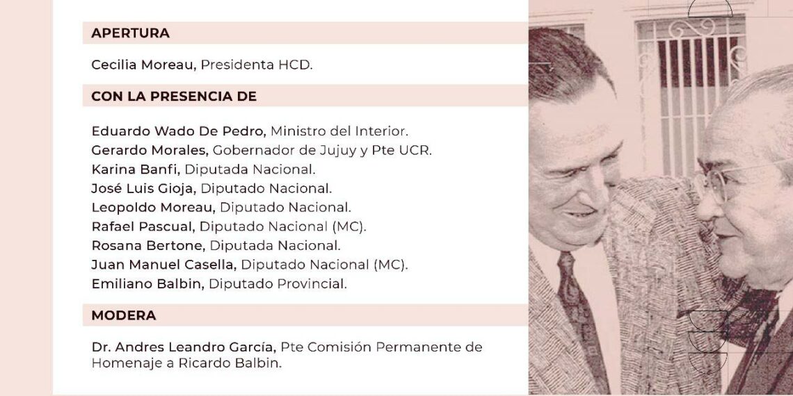 Se realizará un conversatorio por los 50 años del histórico abrazo Perón-Balbín
