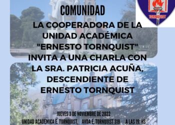 Patricia Acuña, descendiente de Ernesto Tornquist, brindará una charla en la Unidad Académica