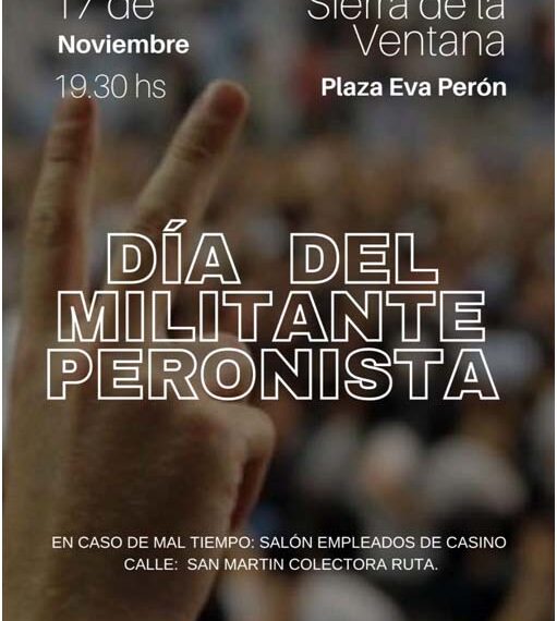 El Partido Justicialista conmemora el Día del Militante