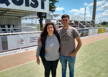 Inauguraron obras en la cancha de césped sintético del Club Unión (Video)