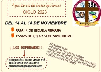 El Colegio Nuestra Señora de Luján abre las inscripciones para Primaria y Nivel Inicial