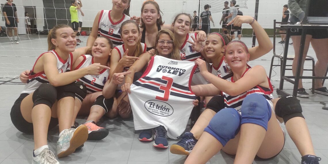 Automoto Voley hizo podio en Sub-16 y Sub-14