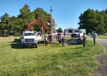 Se registró un vuelco en el ingreso a Tornquist por RN 33