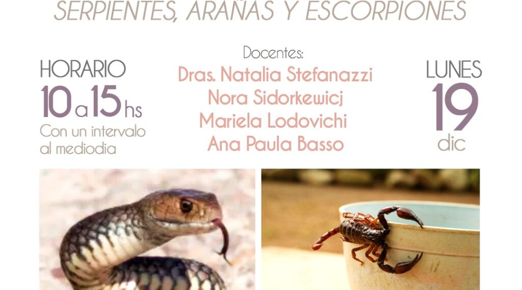 Brindarán una capacitación sobre animales ponzoñosos