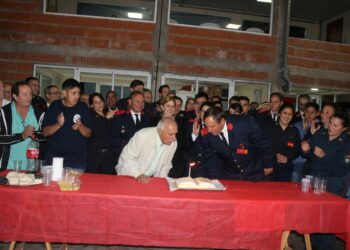 Emotivo acto por el 22º Aniversario de los Bomberos de Villa Ventana
