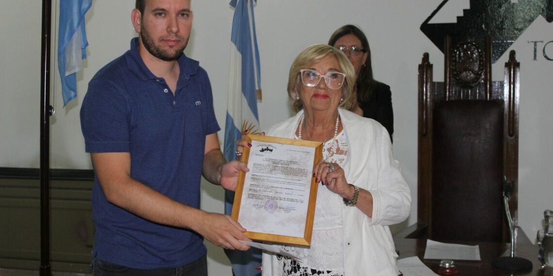 El HCD. declaró Ciudadana Ilustre del distrito a Marisa Kugler (fotos y videos)