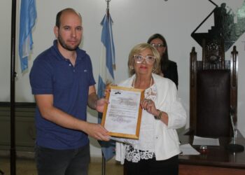 El HCD. declaró Ciudadana Ilustre del distrito a Marisa Kugler (fotos y videos)