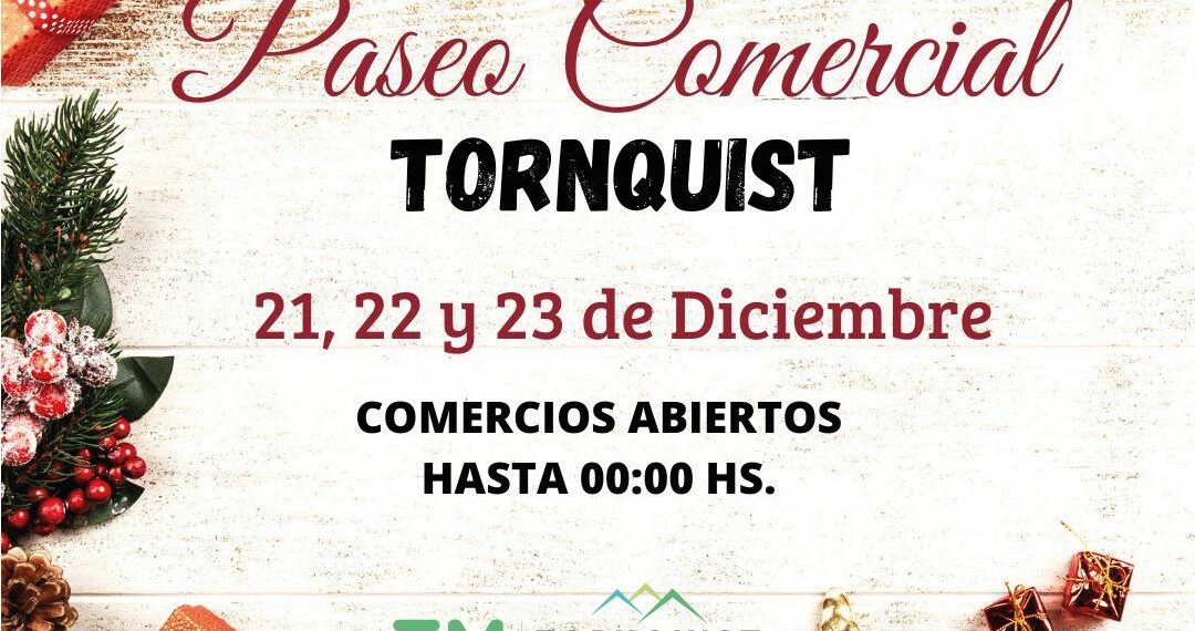 Invitan a comercios y emprendedores a sumarse al Paseo Comercial Tornquist