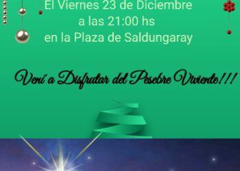Se realiza este viernes el Pesebre Viviente en Saldungaray