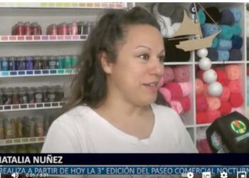 Se realiza la 3ra. edición del Paseo Comercial Nocturno