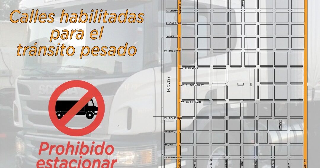 Recuerdan las restricciones al tránsito pesado en la ciudad